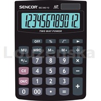 Kalkulačka SEC 340/12 DUAL SENCOR